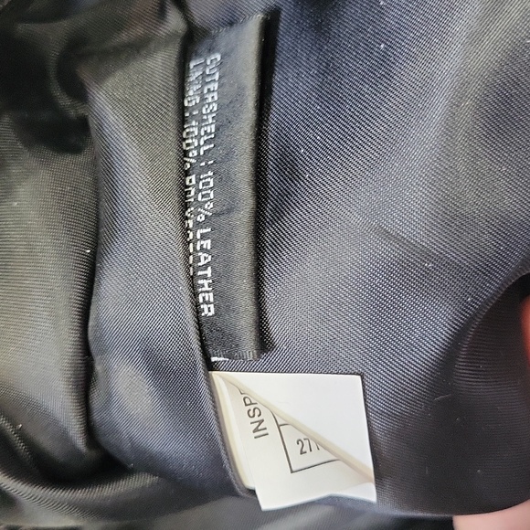 NWT Wilsons Leather Maxima Funky Iridescent embossed snakeskin Pants, 4 vintage - Picture 9 of 10